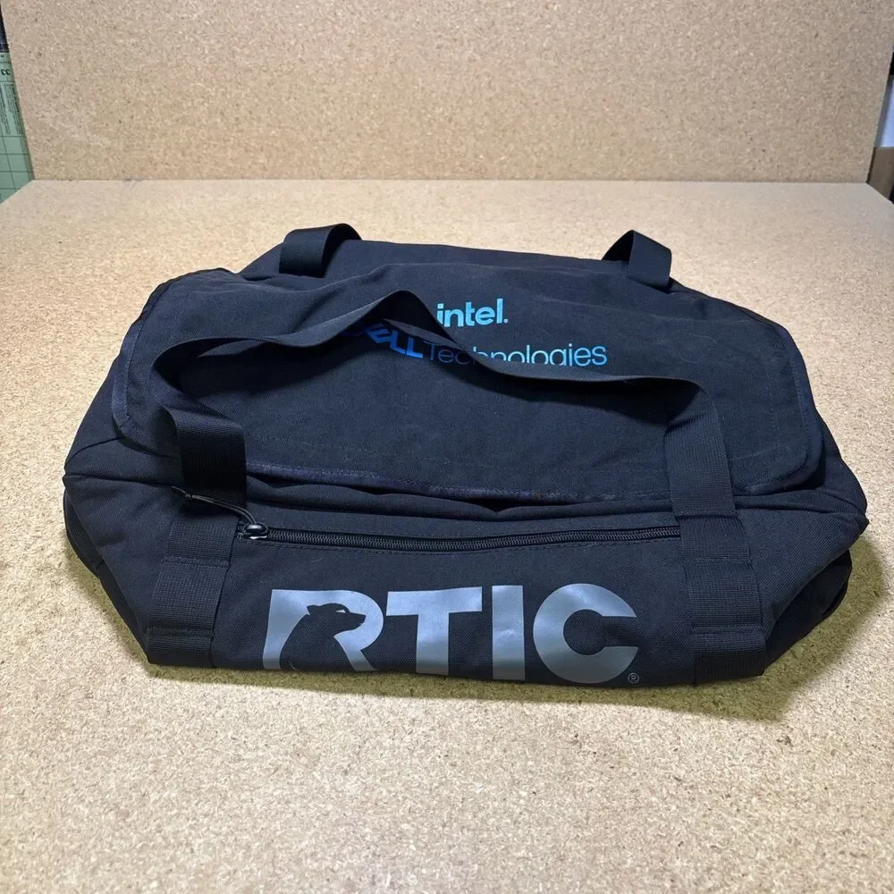 RTIC Outdoors Road Trip Duffel Bag 45 L- Black Logo